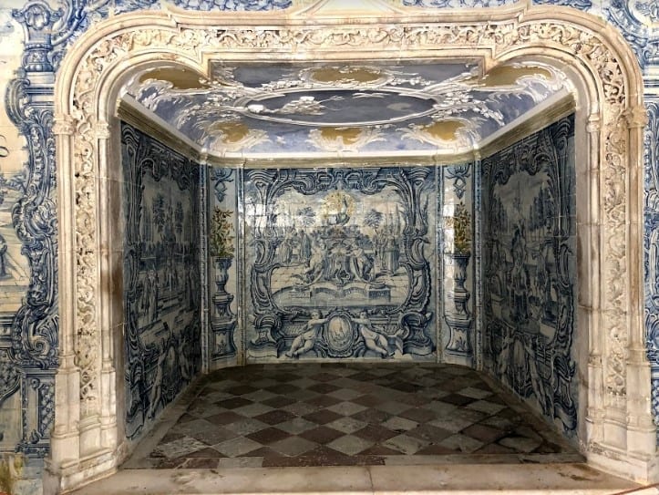 Moorish- and Manueline-style Sintra National Palace has elaborate tilework.
