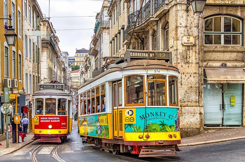 Remodelado tram in Lisbon