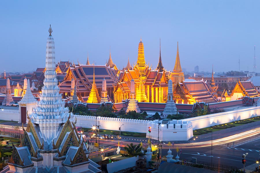 Wat Phra Kaew Temple in Grand Palace, Bangkok