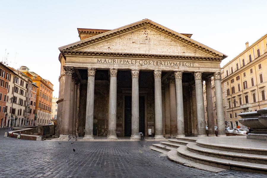 Ancient Pantheon in Rome