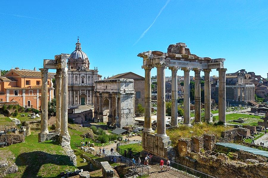 Ancient ruins of Roman Forum