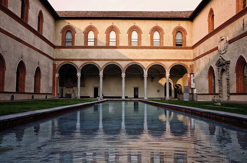 Sforzesco Castle in Milan