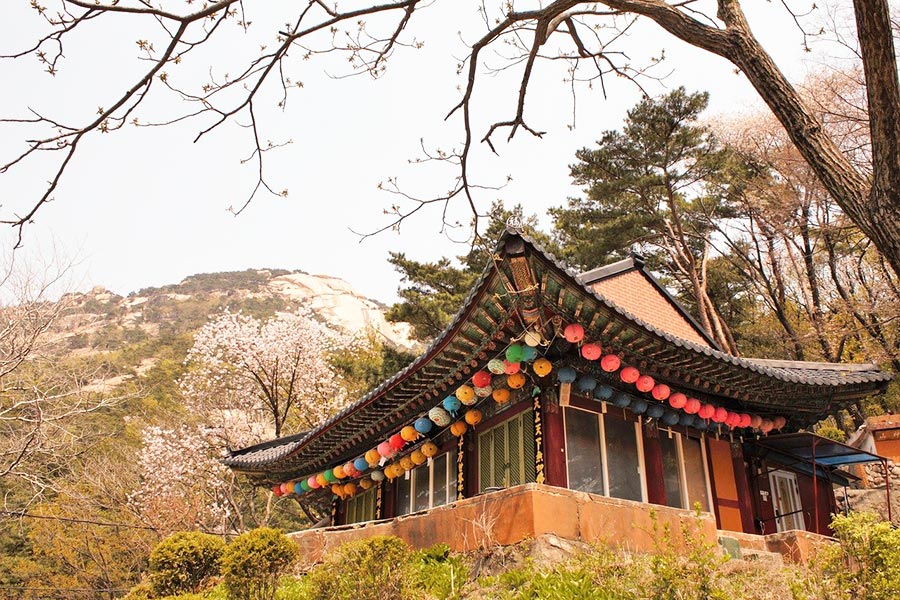 Temple in Bukhansan National Park, Seoul