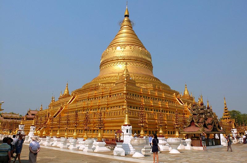 Shwezigon Temple in Bagan