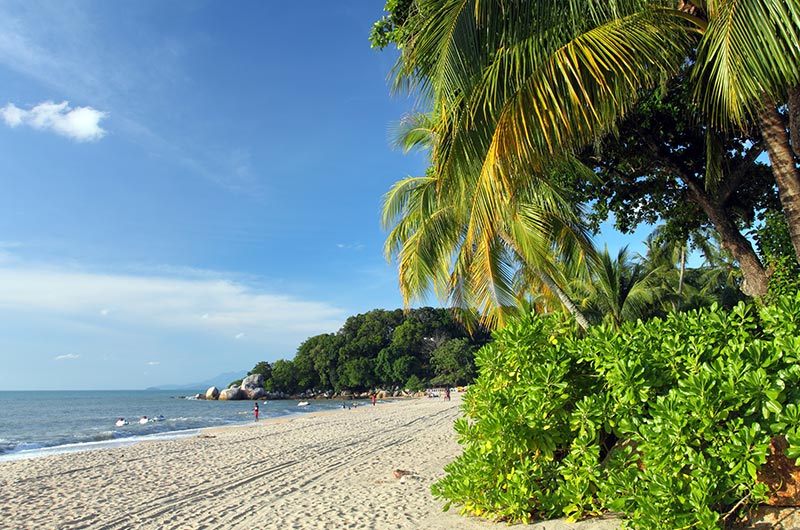 Batu Ferringhi Beach on Penang Island, Malaysia