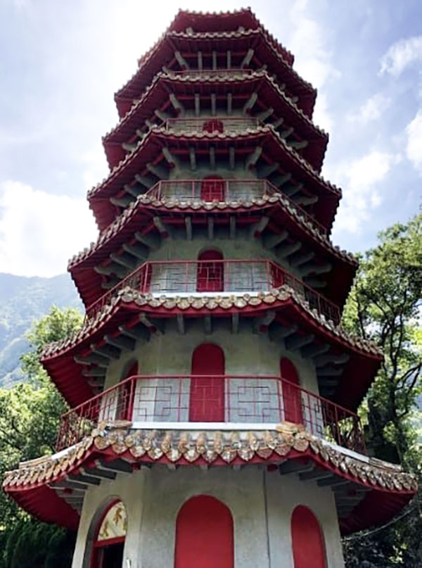 Xiangde Temple Tower in Taroko National Park