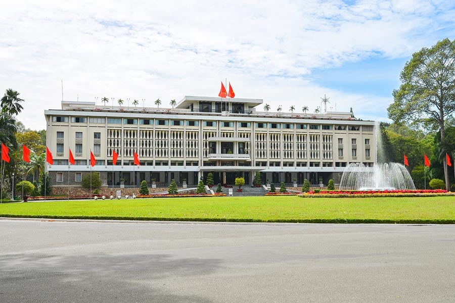 Reunification Palace in Ho Chi Minh, Vietnam