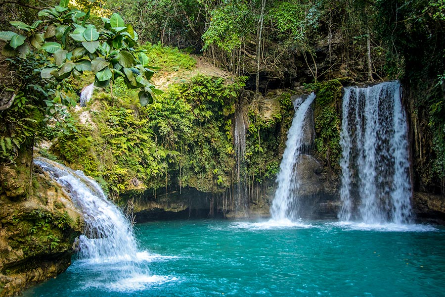 Kawasan Falls on Cebu Island