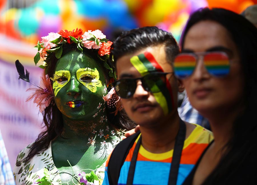 Gay march in Kathmandu - LGBTQ-friendly city in Asia
