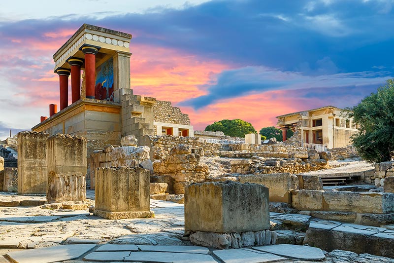 Knossos Palace in Crete