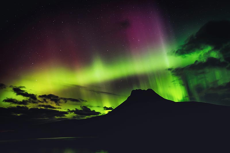 Northern Lights from Ullapool, Scotland
